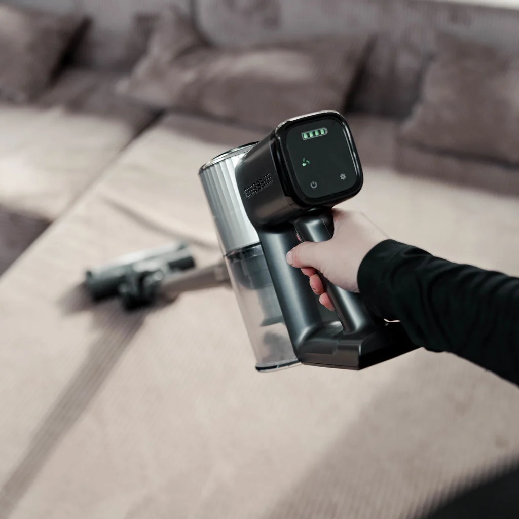 Sjö Premium brugt som håndholdt støvsuger